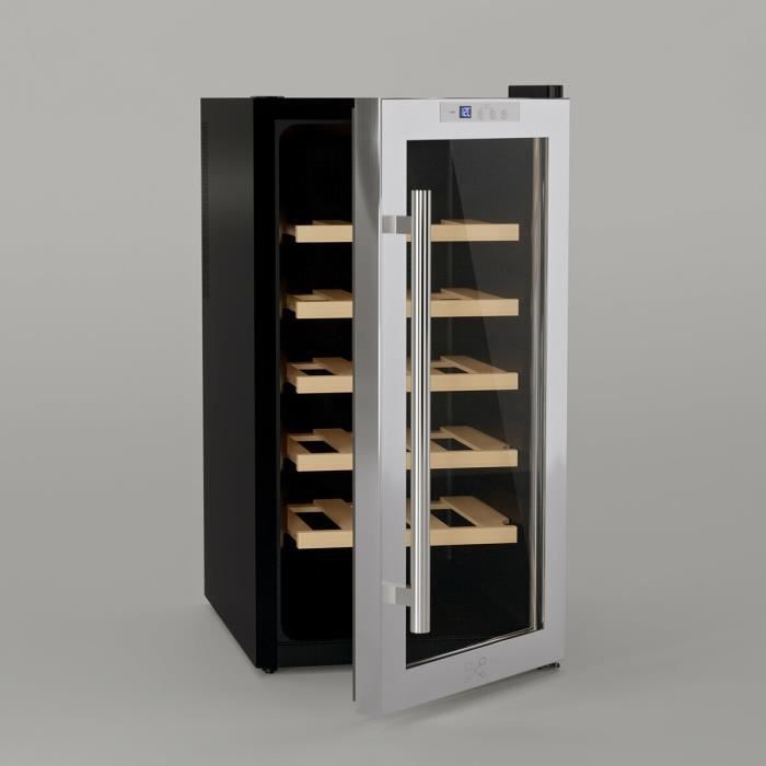Wine cellar - LES PETITS CHAMPS - CAVC18 - 18 bottles - Electronic control - LED lighting