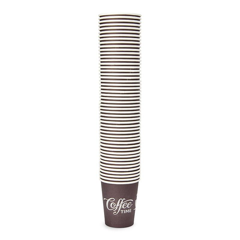 Snabb Pappersmuggar 50-pack 2,5 dl Coffee Time