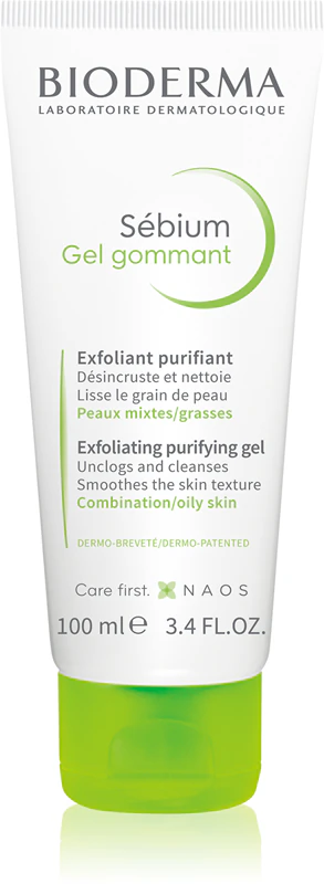 Gel Esfoliante Purificante Bioderma Sébium para pele oleosa e mista