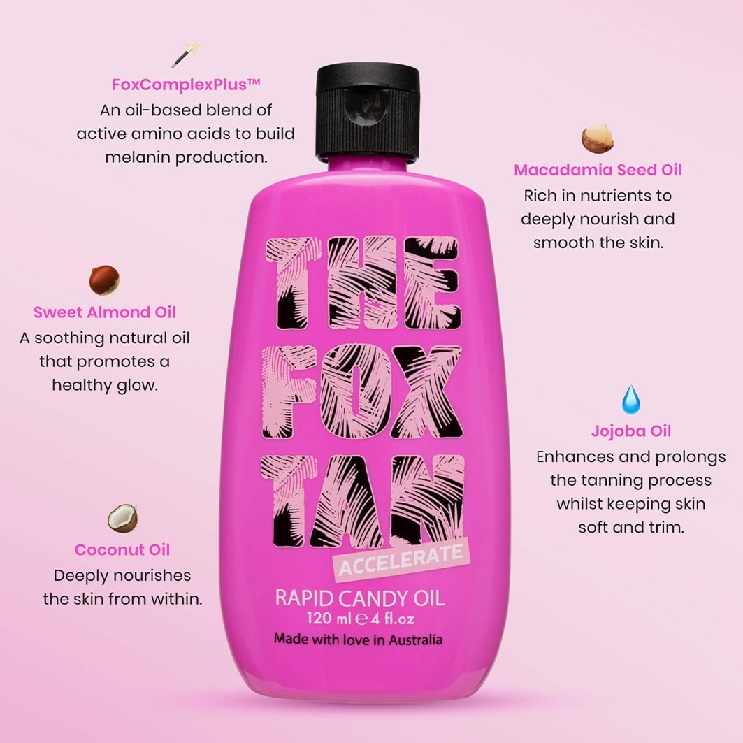 THE FOX TAN ulje za samotamnjenje Quick Candy ulje - 120 ml