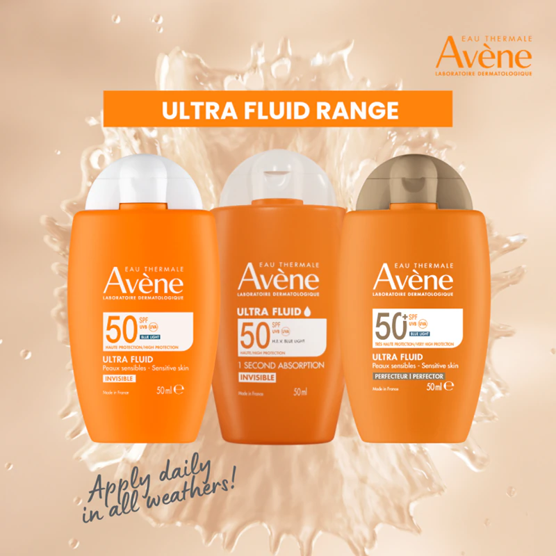 Avène Sun Ultra Fluid Radiance verhelderende vloeistof met zonbescherming