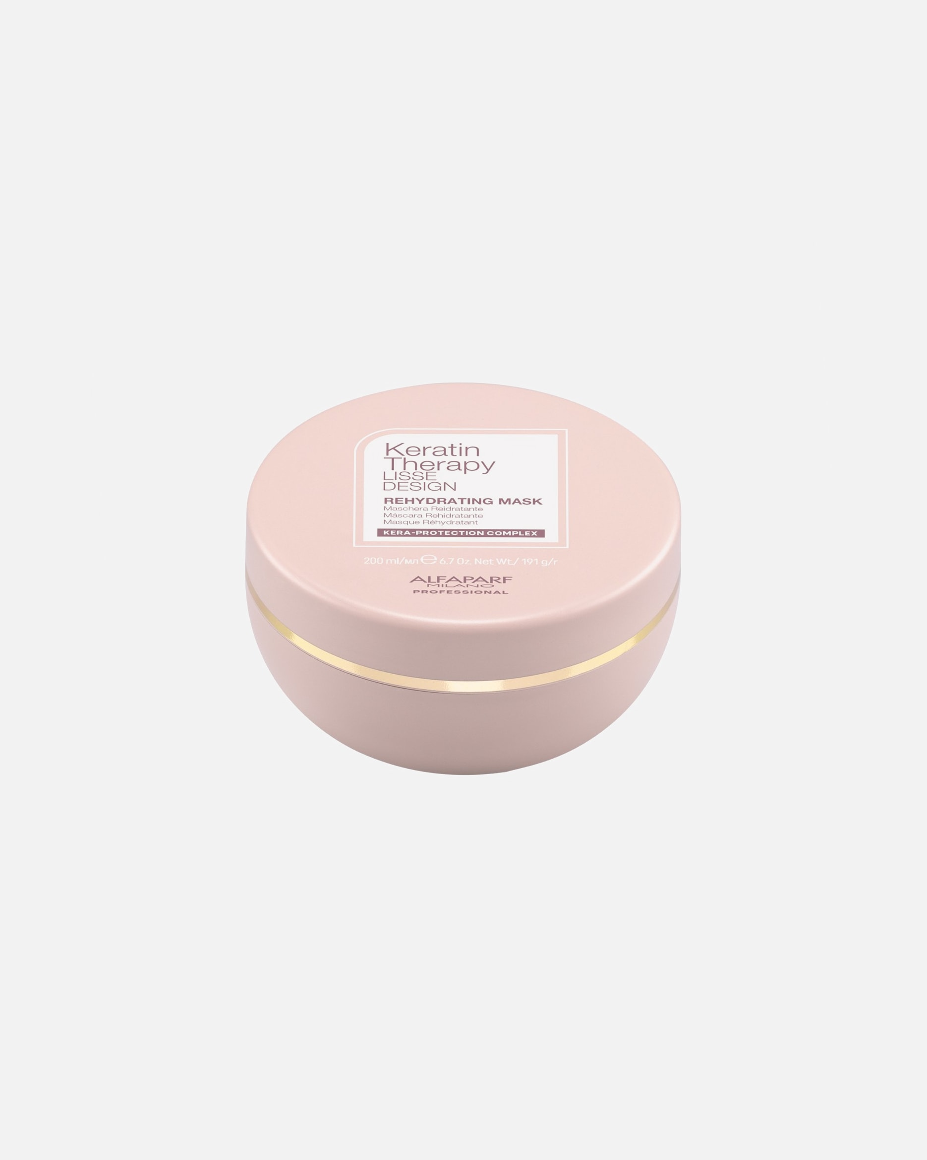 Mascarilla capilar hidratante ALFAPARF MILANO Keratin Therapy Lisse Design - 200 ml