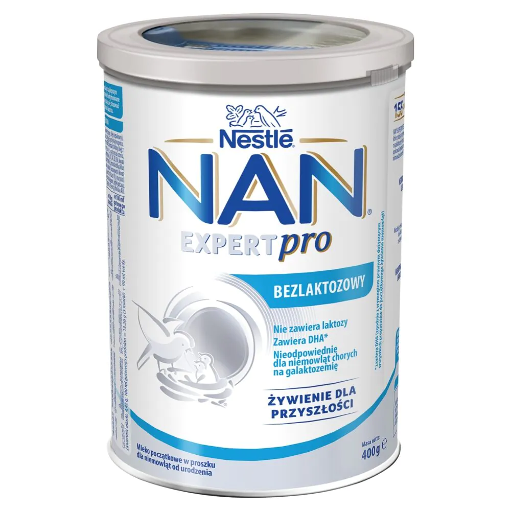 Nestle Nan Expert Bezlaktozowy Mleko Początkowe