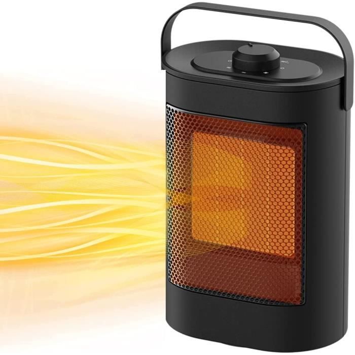AMOUNE Fan Heater - 1500W - Portable - 3 Modes - Convection