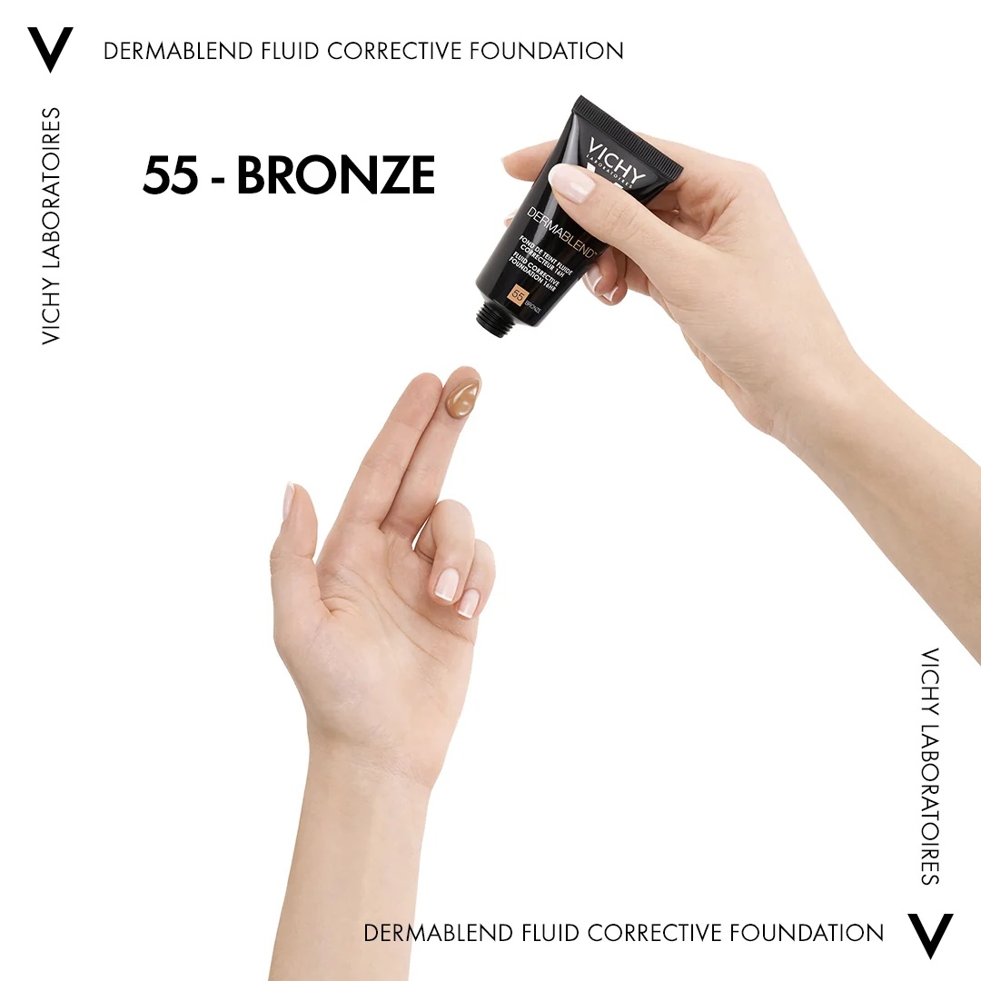 VICHY Vichy Dermablend Fluid 55 Brons 30 ml