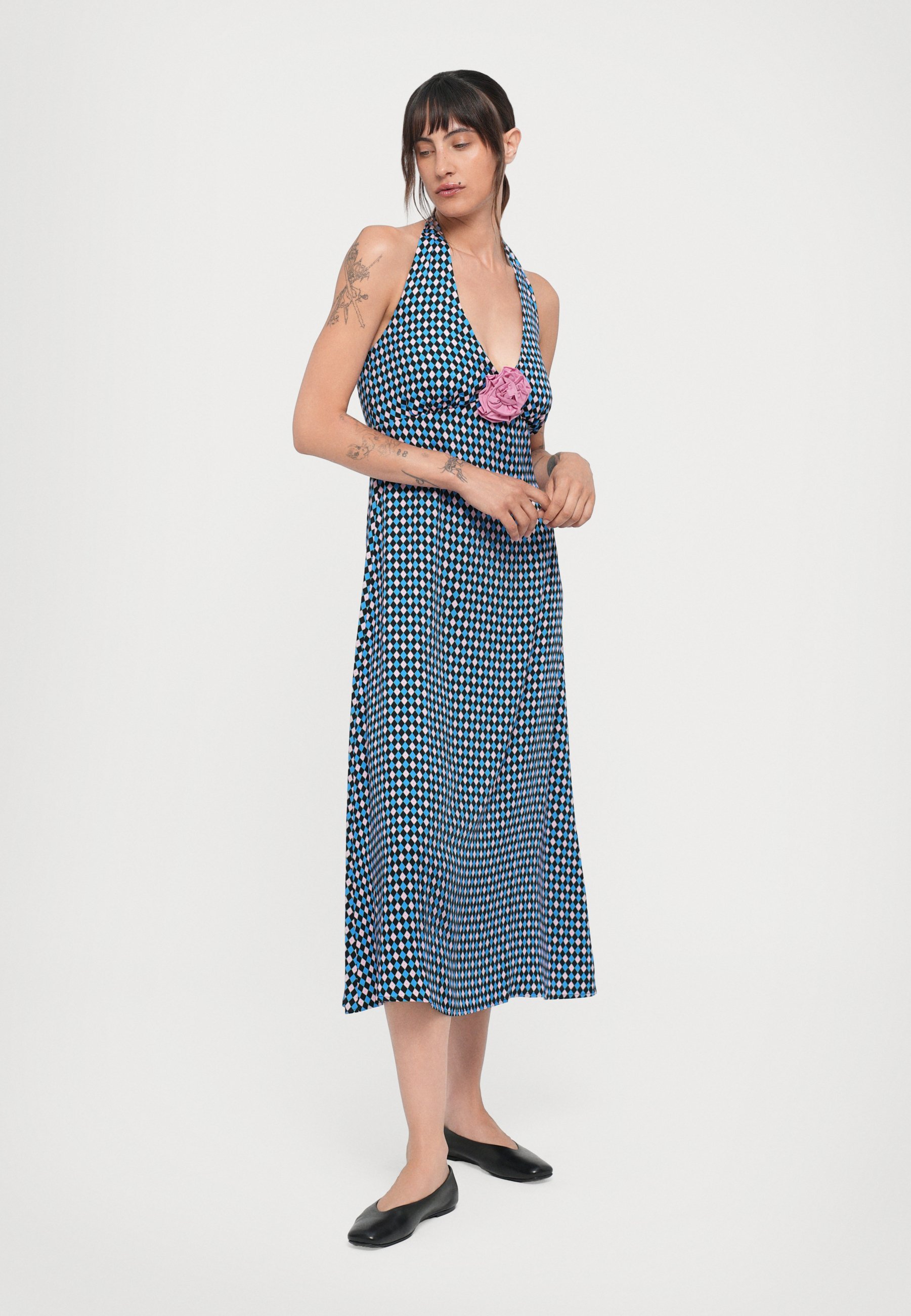 Sleeper JARDIN HALTERNECK - Dagjurk - roze/zwart/blauw