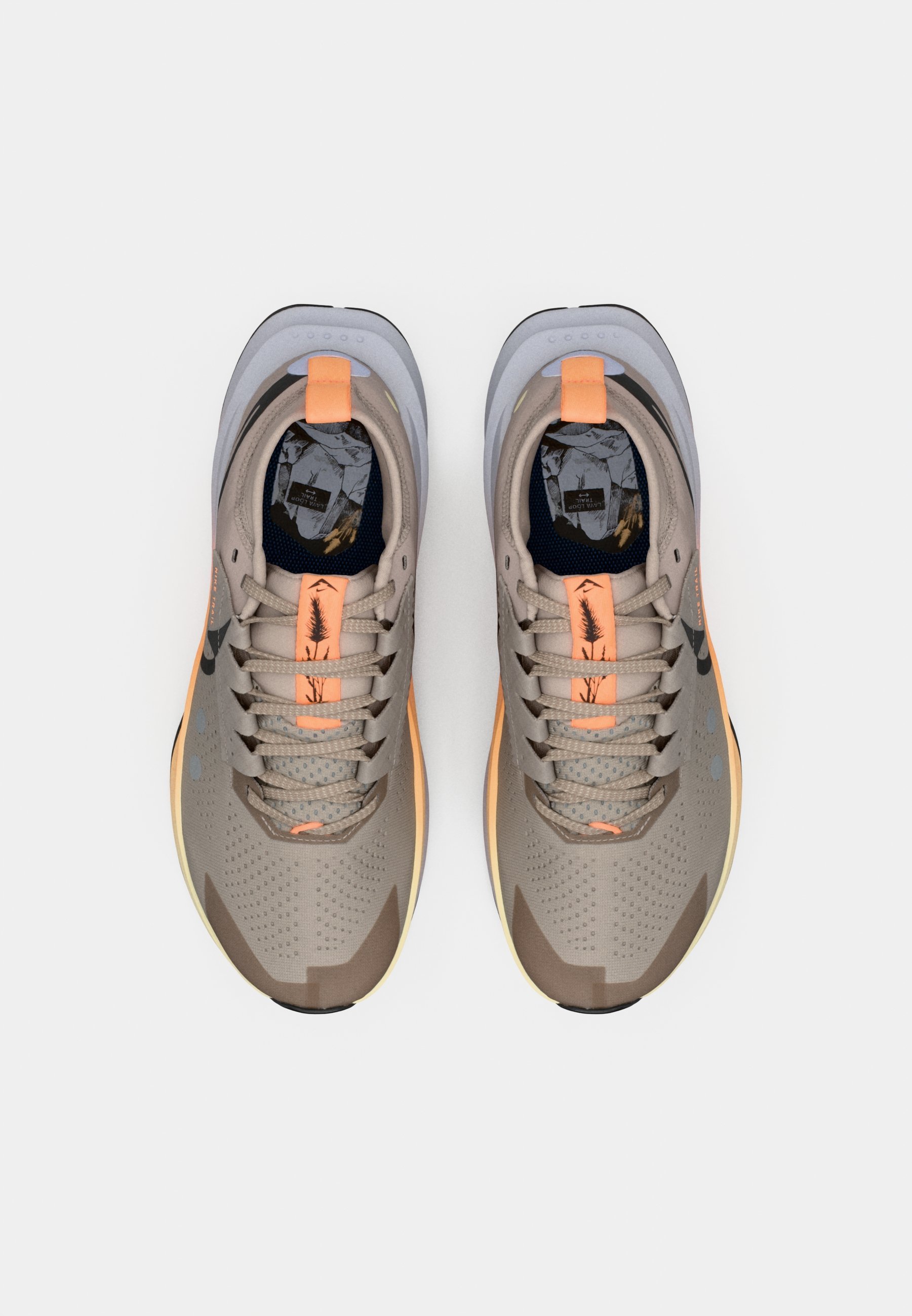 Nike Performance ZOOMX ZEGAMA 2 - Trailrunning schoenen - malt/black/ghost/alabaster/orange pulse/total orange