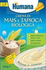 HUMANA Humana Creme Orgânico de Milho e Tapioca Sem Glúten 230 g Comida para Bebê