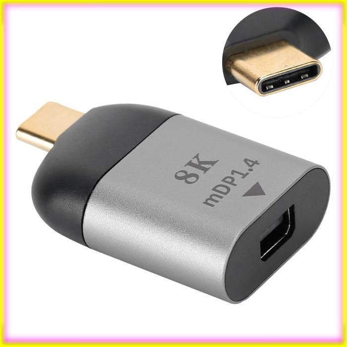 Adaptador Keenso de USB-C a Mini DP USB-C - Adaptador de salida 4K para sistemas OS X y proyectores