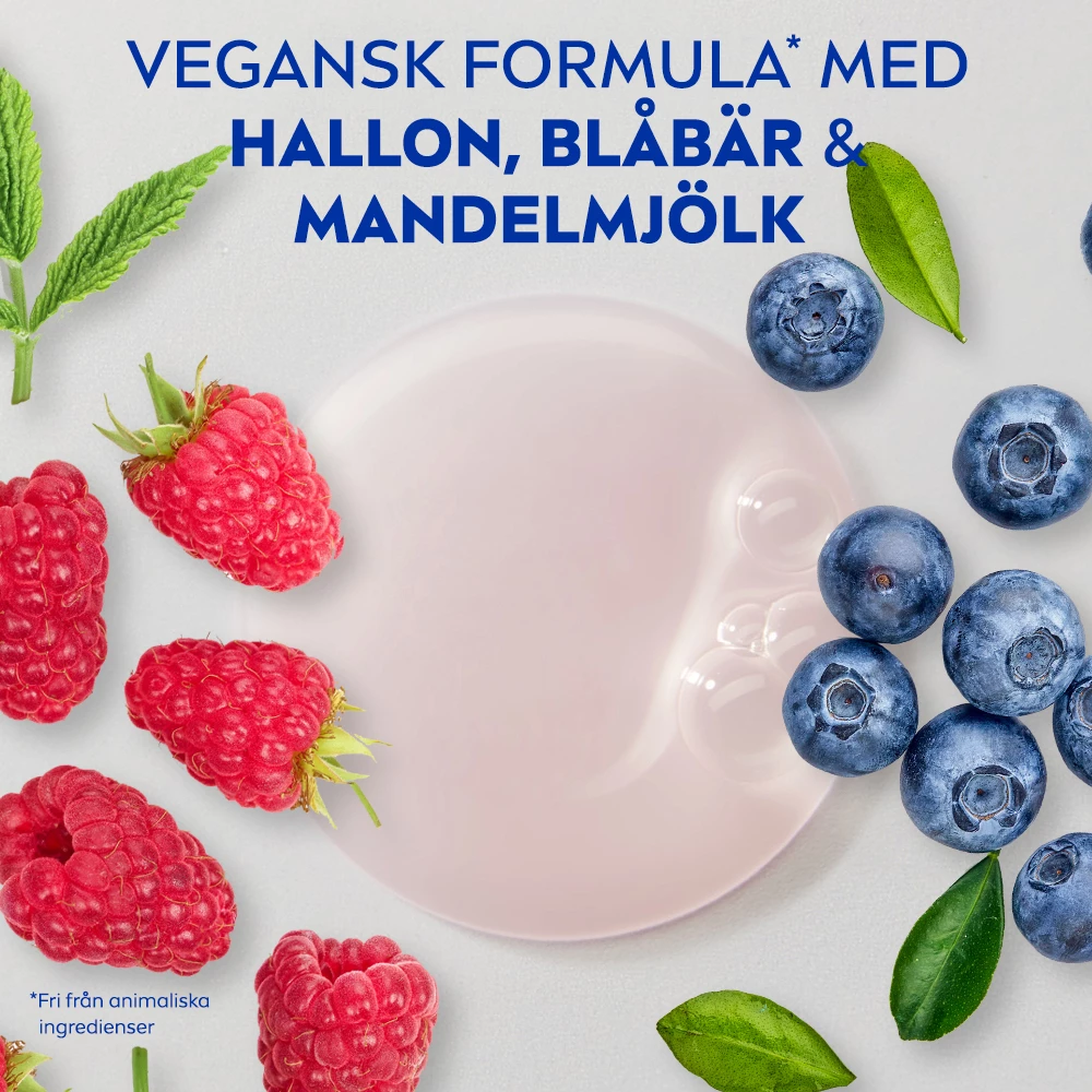 Gel de duș Fresh Blends cu zmeură 300 ml - NIVEA