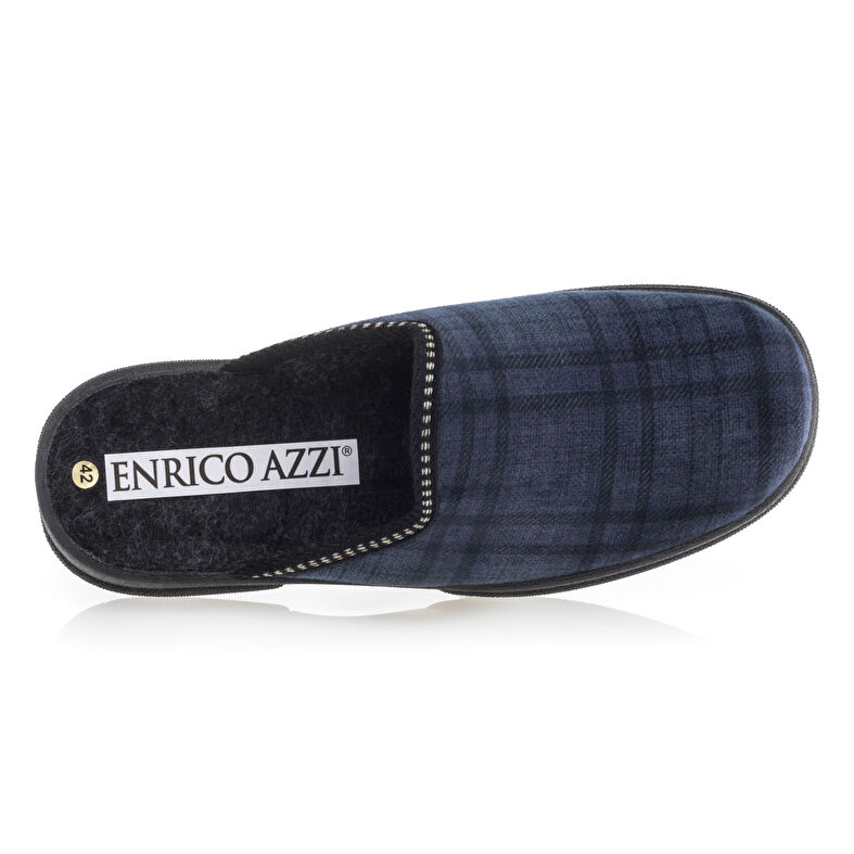 Pantoufles Homme Bleu
