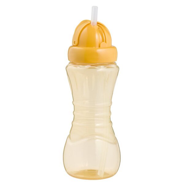 Kruidvat 6+M dzeramā krūze ar salmiņu, dzeltena, 300ml