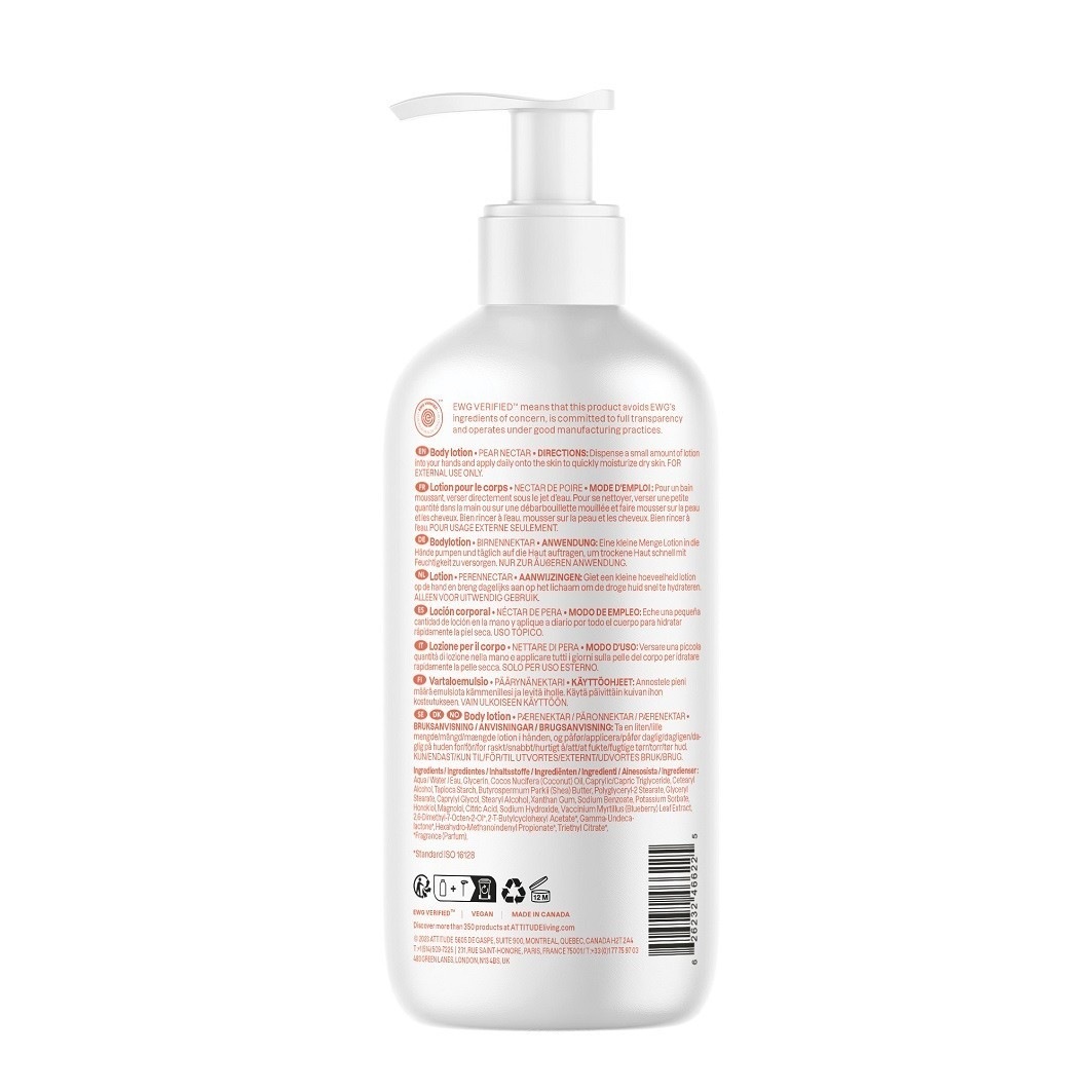 Attitude losion za tijelo Birnennektar - 473 ml