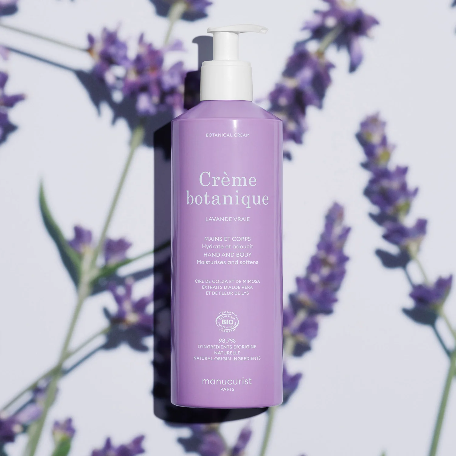 Soins - 500 ml Crème botanique Parfum Lavande Vraie - 500ml