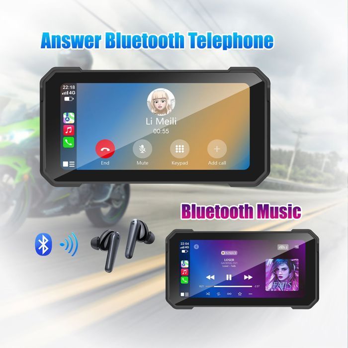 GPS para motocicleta de 6,25