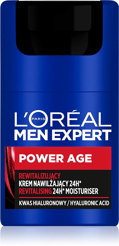 L'Oréal Paris Men Expert Power Age ревитализујућа крема са хијалуронском киселином