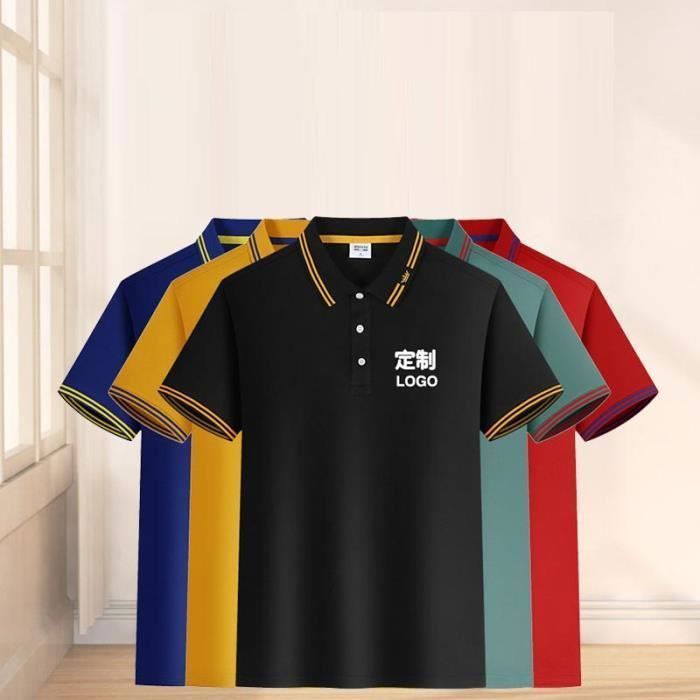 Herren-Poloshirt – INSFITY – Kurzarm – Atmungsaktiv und bequem – Blau