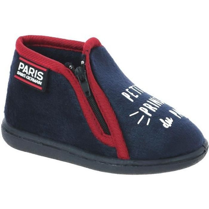 Chaussons bébé - PARIS SAINT GERMAIN - Bleu - Polyester - Produit sous licence officielle