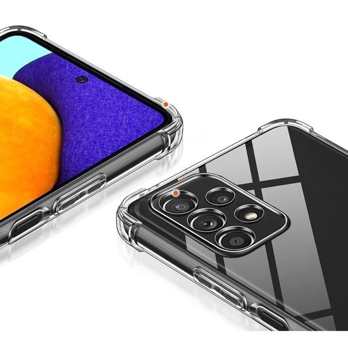 Funda para Samsung Galaxy A53 5G - Phonillico - Silicona suave - Ultradelgada - Resistente a los golpes - Transparente