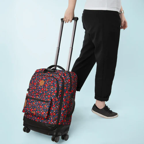 Cabaia Kleiner Maupiti schwarzer 4-Rollen-Softkoffer