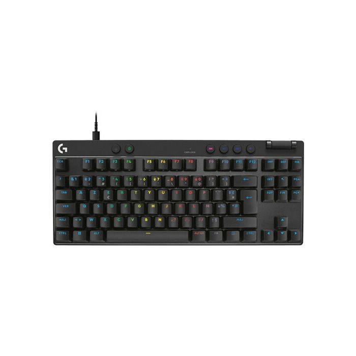 Gaming-Tastatur – Kabelgebunden – Logitech G Pro X TKL Rapid – AZERTY – Schwarz