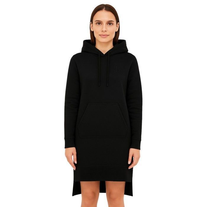Vestido sudadera con capucha liso para mujer Bill Tornado Mary Black para mujer