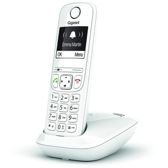 Teléfono inalámbrico GIGASET AS690 Trio blanco