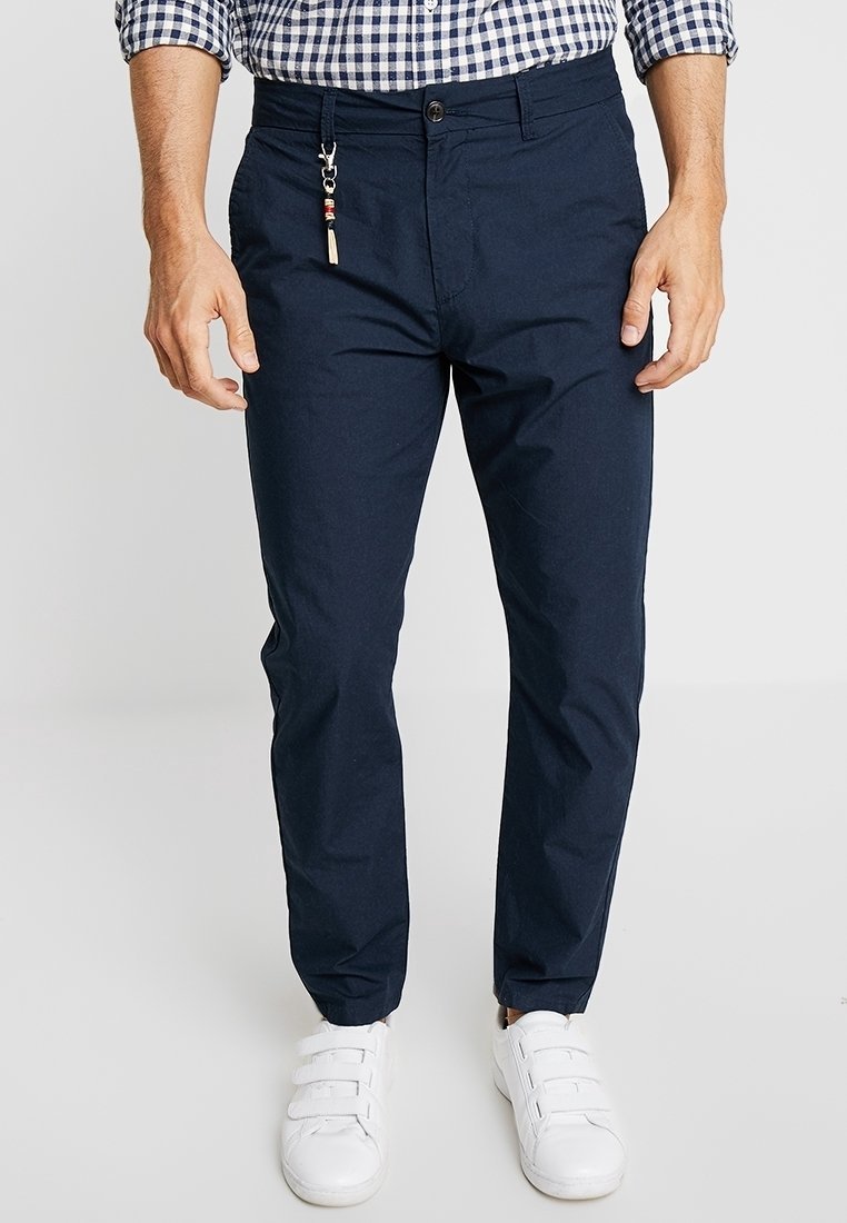 Pier One Chino's - donkerblauw