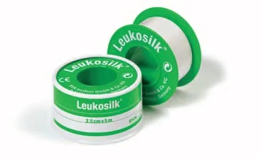 LEUKOSILK Gips Leukosilk Mutua 500x5 cm Zur Fixierung von Verbänden