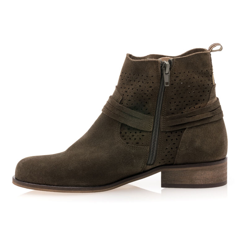 Zielone buty damskie / botki