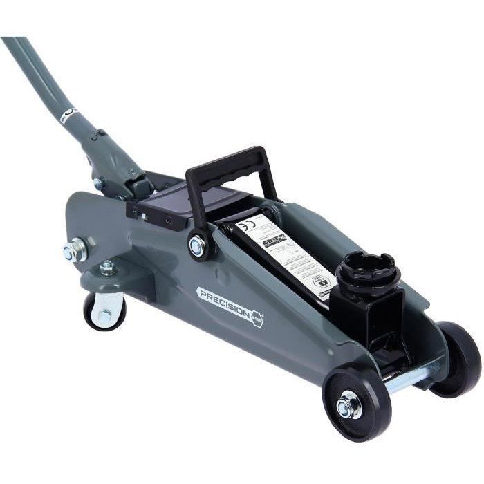 Gato hidráulico rodante de 1,5 T - ACERO DE PRECISIÓN - Rango de elevación de 135 mm a 330 mm