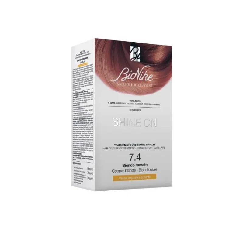 BIONIKE Bionike Shine On 7.4 Blond Cuivré 7.4 Coloration capillaire