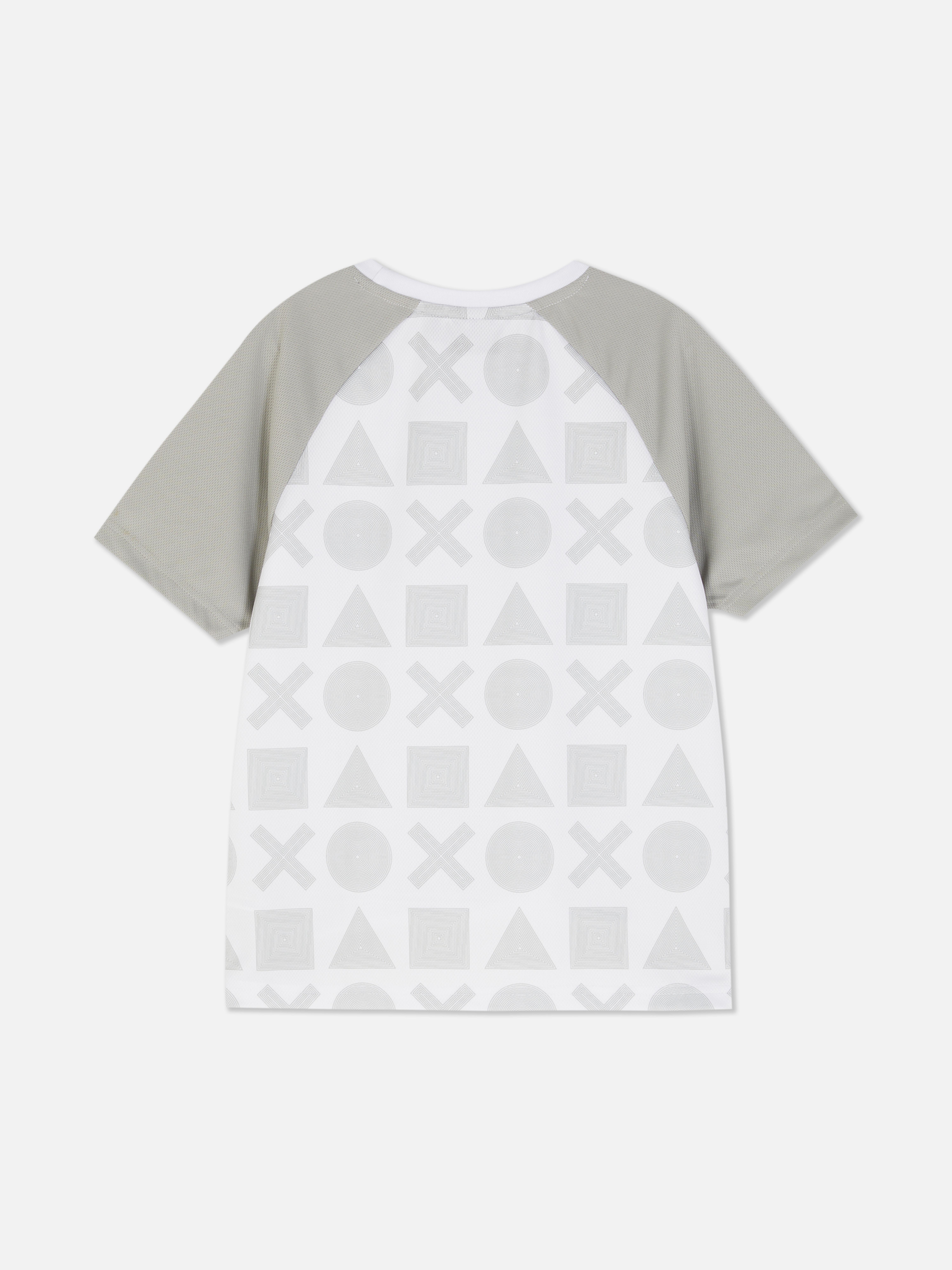 Tricou cu imprimeu PlayStation Un tricou cu mânecă scurtă cu un imprimeu integral cu simboluri PlayStation