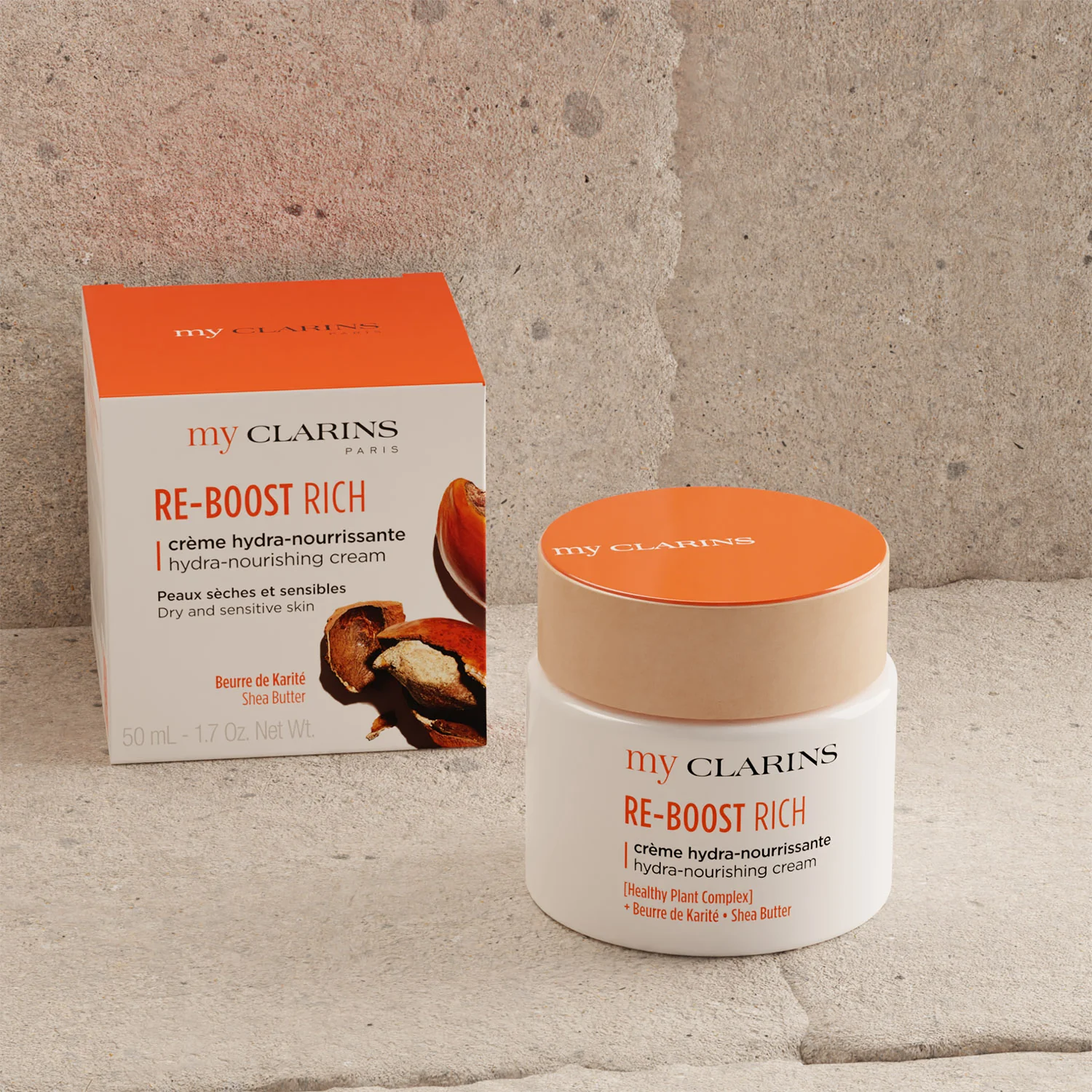 MY CLARINS RE-BOOST RICH Crème Hydra-Nourrissante - Tratt.viso 24 ore nutriente