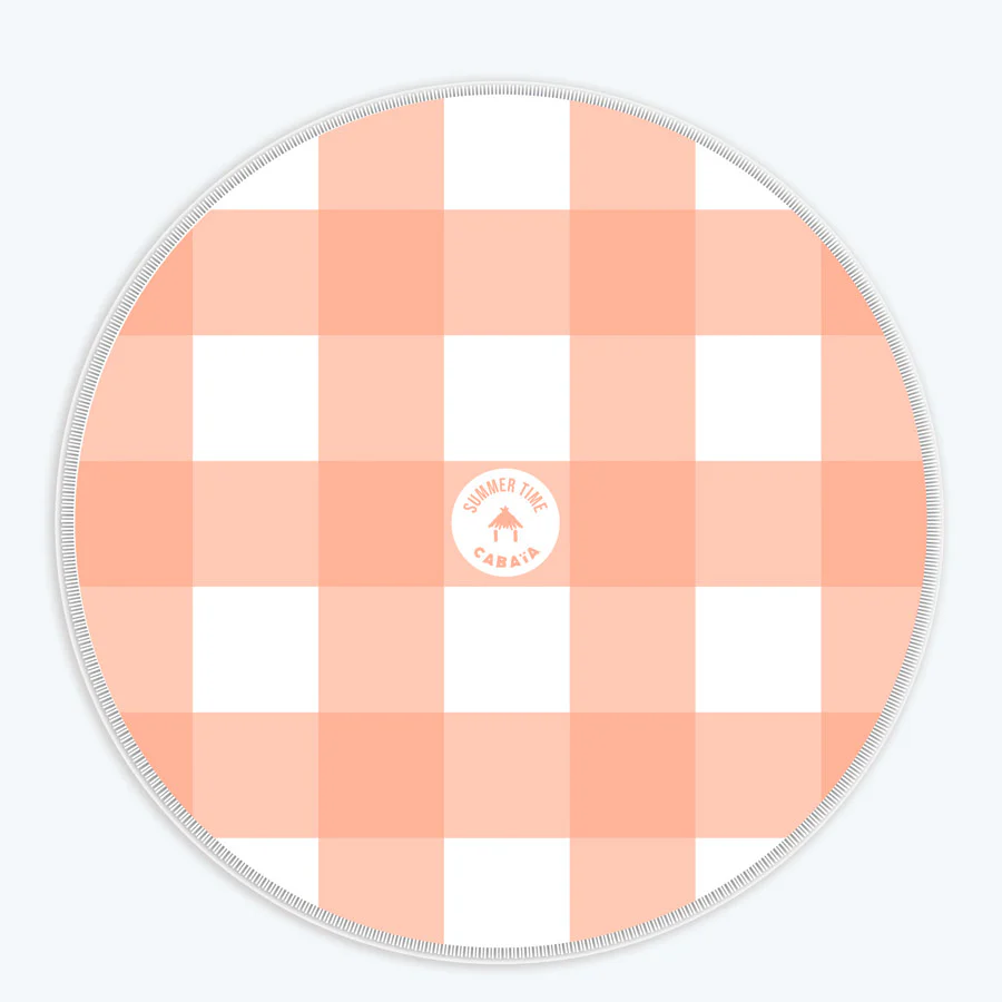 Serviette ronde Whitehaven Beach
