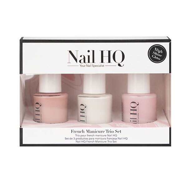 Conjunto Trio para Manicure Francesa Nail HQ