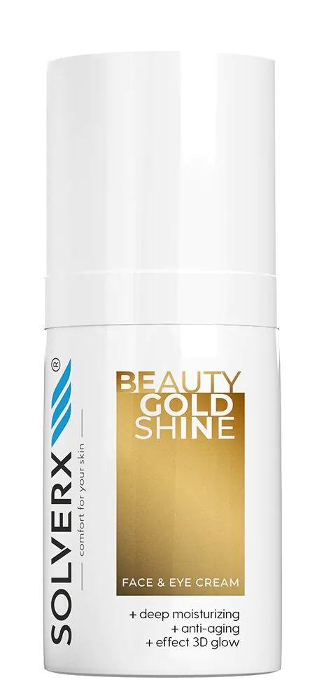 Solverx Beauty Gold Shine Krem do twarzy i pod oczy