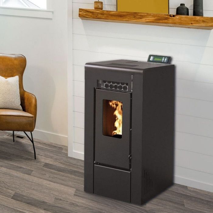 Poêle à granulés INTERSTOVES GIOIA 9 Étanche + Kit Ventouse