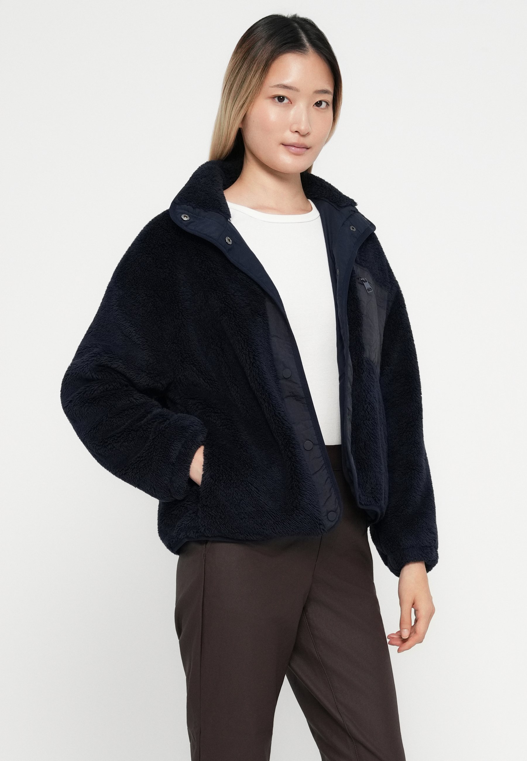 Object OBJBELLE LISA COATED - Broek - zeehondenbruin