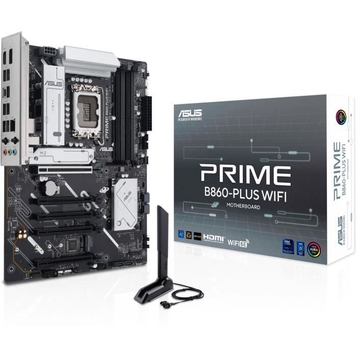Motherboard - ASUS - PRIME B860-PLUS WIFI - Intel B860 LGA 1851 (Socket V1) ATX