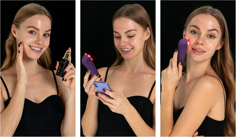 FOREO FAQ™ 401 Dubbel microstroom LED-toningapparaat