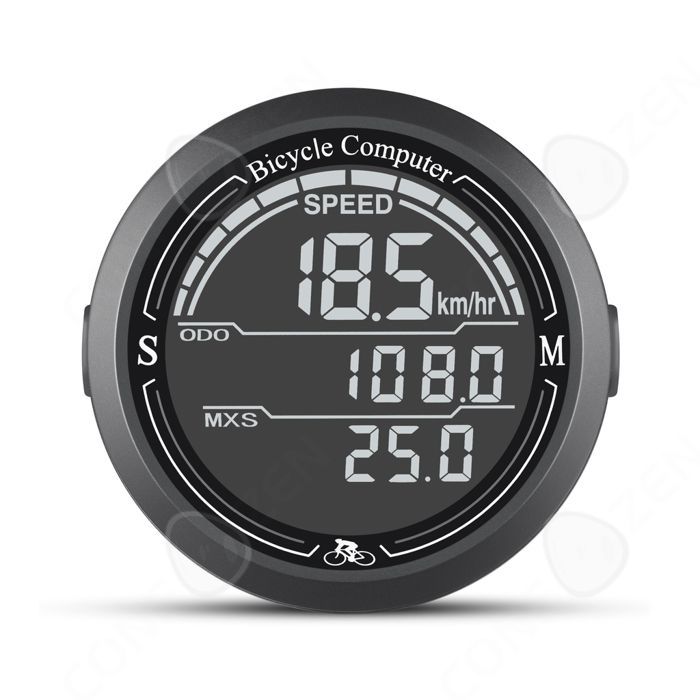 Compteur vélo sans fil étanche odomètre de cyclisme aveckilométrique avec dispositif magnétique vitesse et odomètre de chronomètre