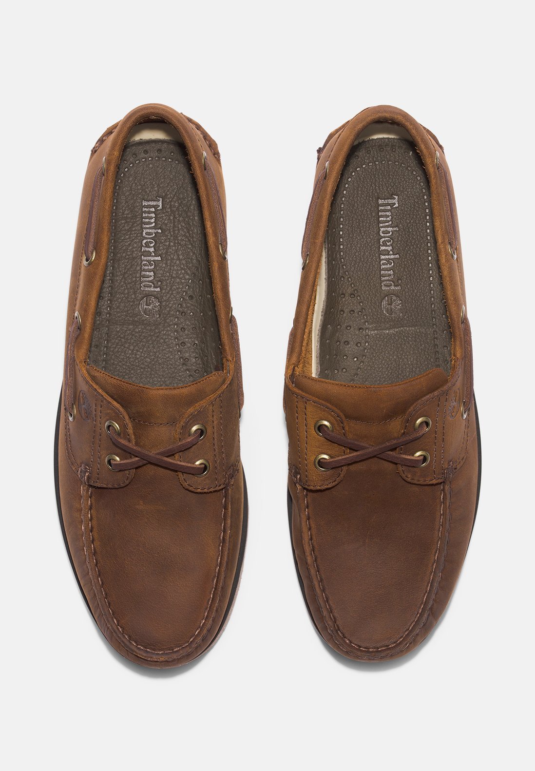 Timberland CLASSIC - Buty żeglarskie - średniobrązowe, pełne ziarno