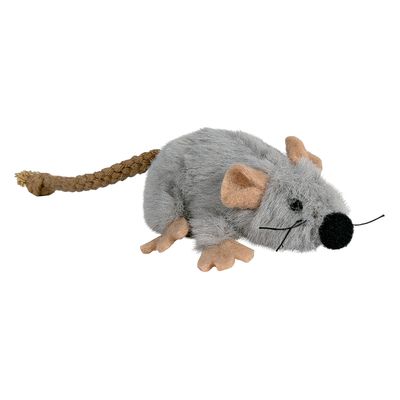 Rato de pelúcia Trixie para gatos com erva-de-gato