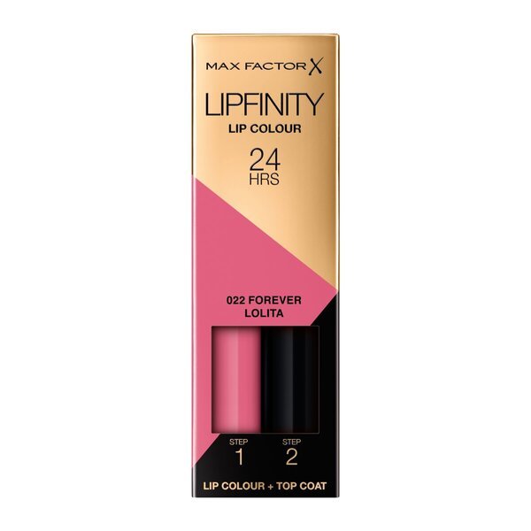 Šminka Max Factor Lipfinity odtenek 022 Forever Lolita 2,3 ml