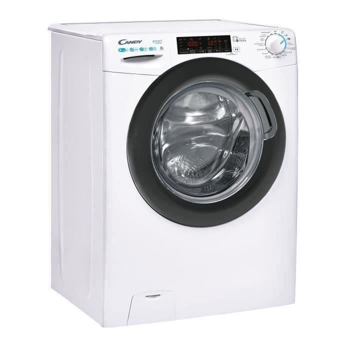 CANDY CSWS496TWMRE-47 Wasdroger - 9/6 kg - Inductie - Stoom - 1400 tpm - Energieklasse A - Aangesloten - Wit
