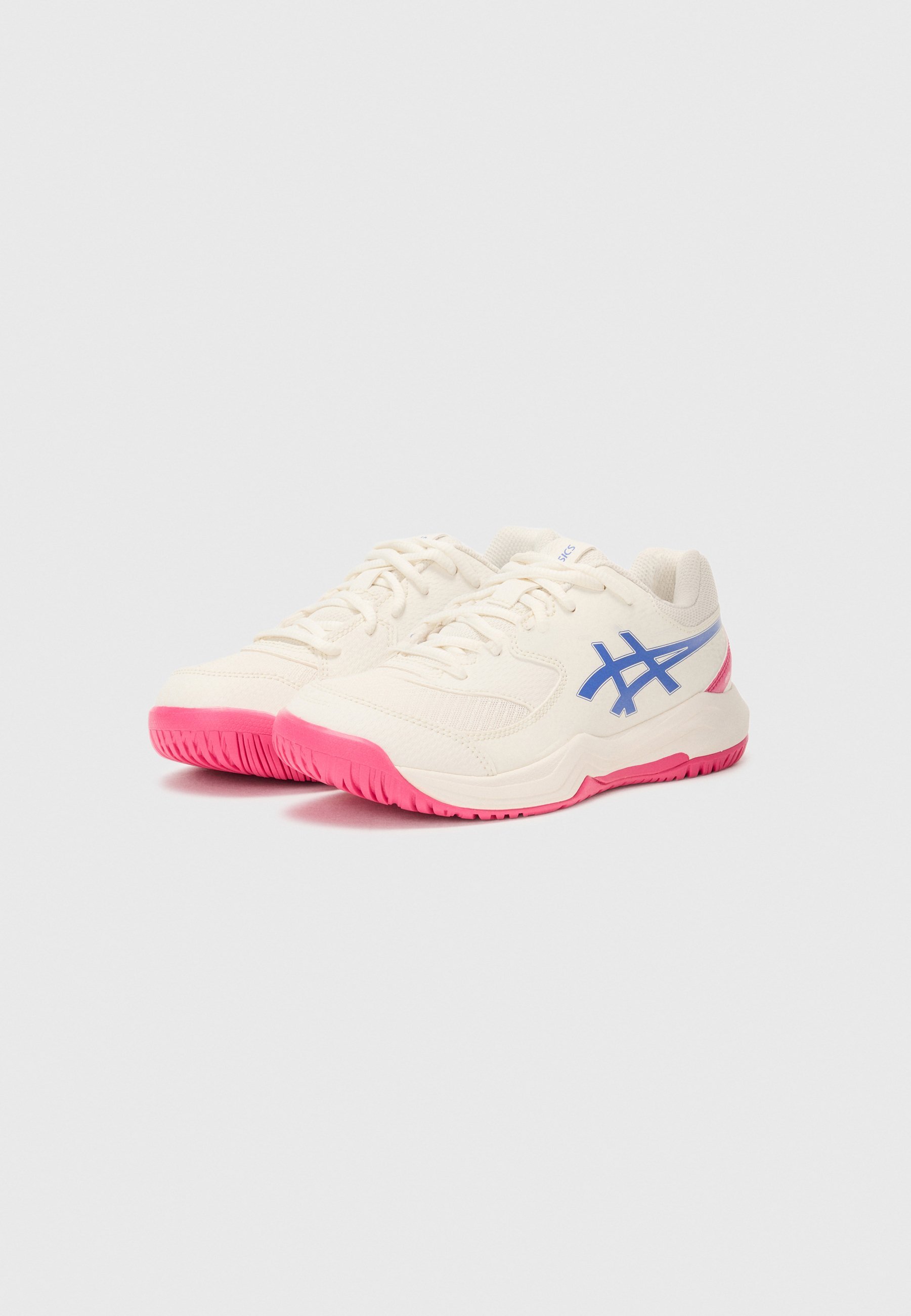 ASICS GEL DEDICATE 8 UNISEX - Multicourt tennisschoenen - crème/donkerblauw/roze