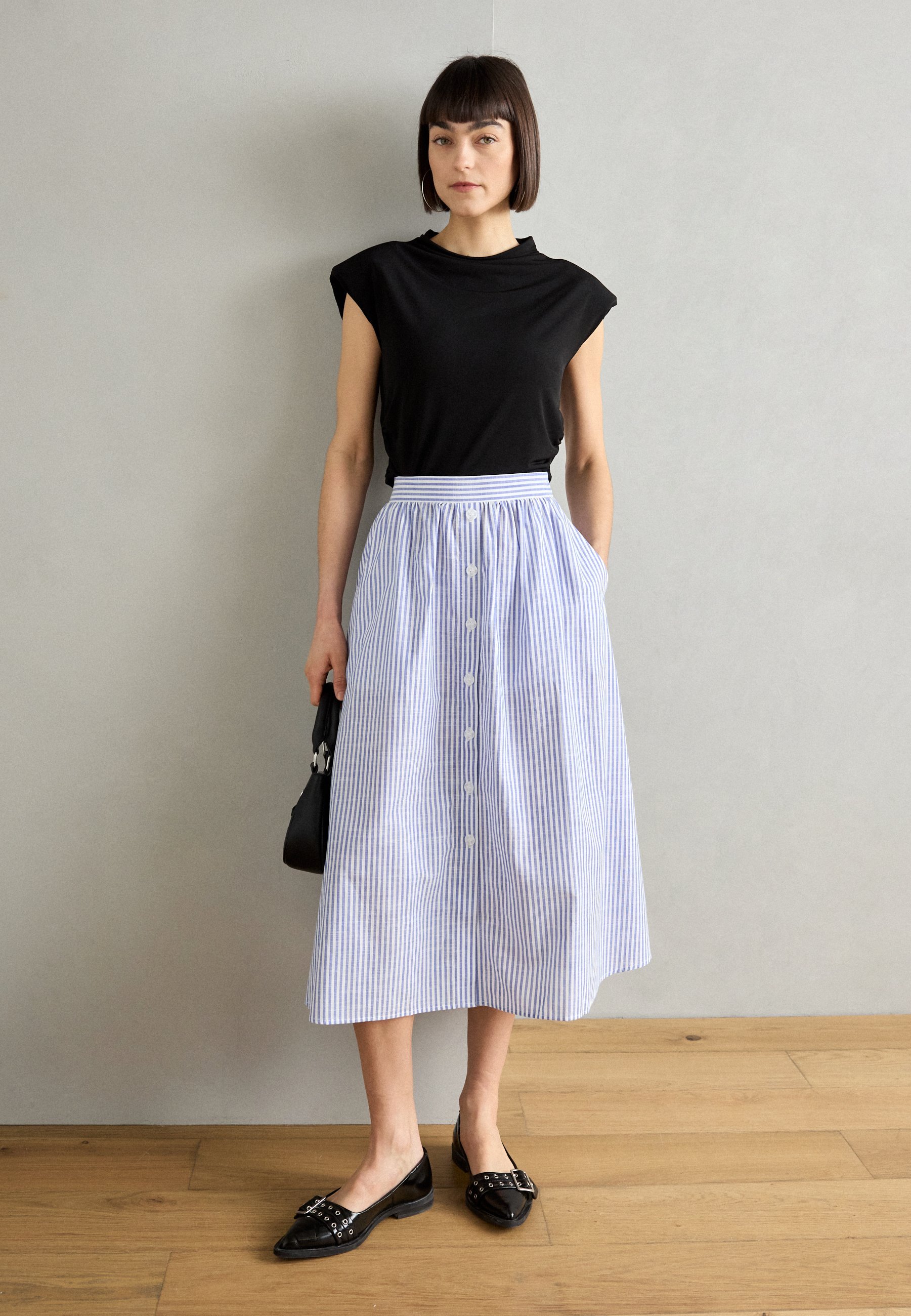 Lindex rok Fiona - A-lijn rok - felblauw