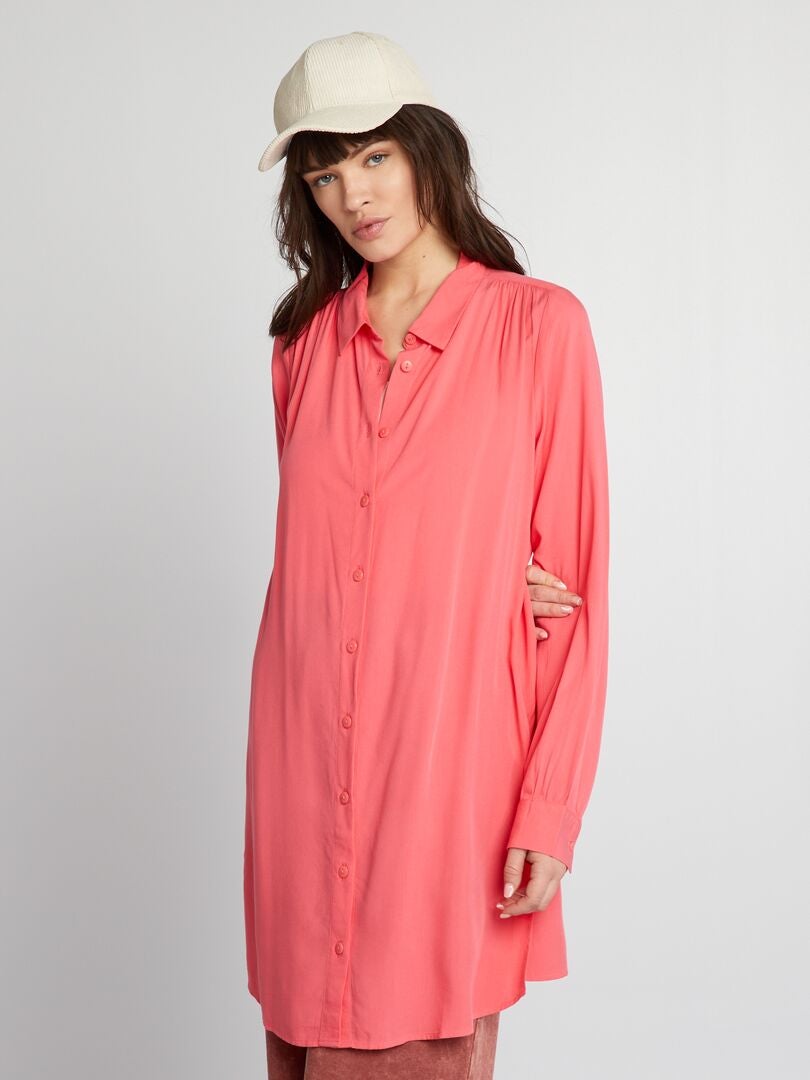 Lange nachthemd - ROZE