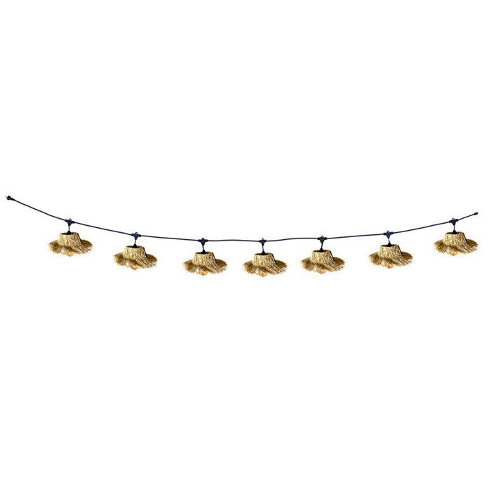 Outdoor String Lights - LUMISKY - TAHITI LIGHT CONNECTABLE - 7 E27 LED Filament Bulbs - Warm White - 6 m